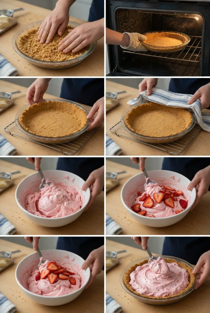 Strawberry Cool Whip Pie