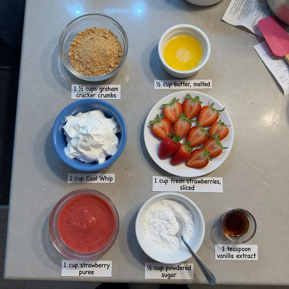 Strawberry Cool Whip Pie