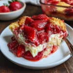 Strawberry Cream Cheese Cobbler