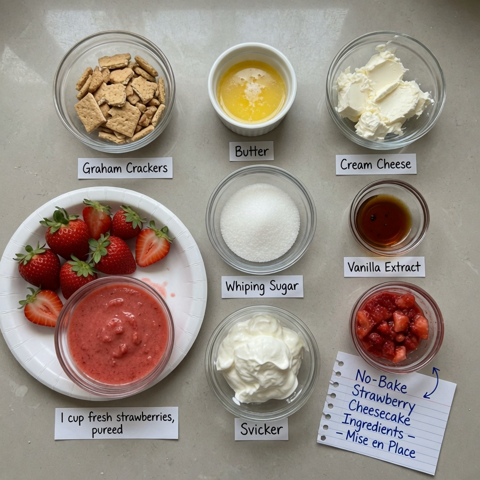 Strawberry Crunch Cheesecake
