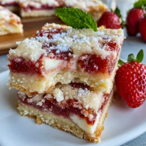 Strawberry Lemonade Bars