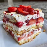 Strawberry Shortcake Icebox Cake