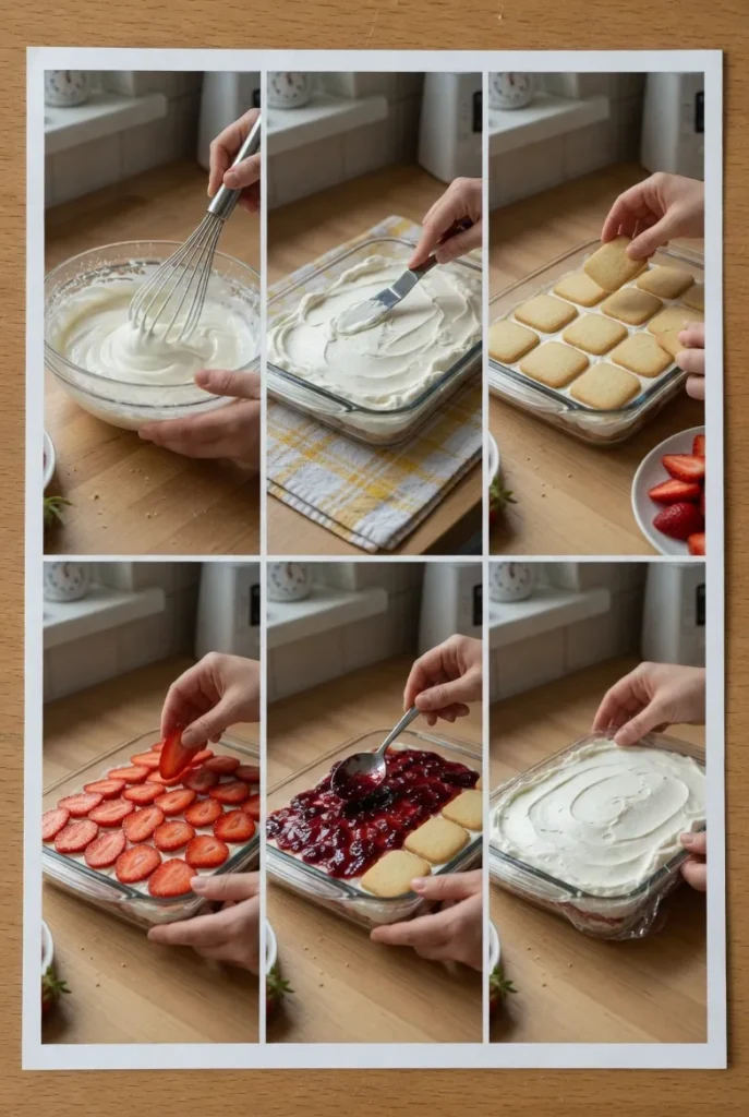 Easy Strawberry Shortcake Icebox Cake Recipe for Summer Delight 8 Strawberry Shortcake Icebox Cake