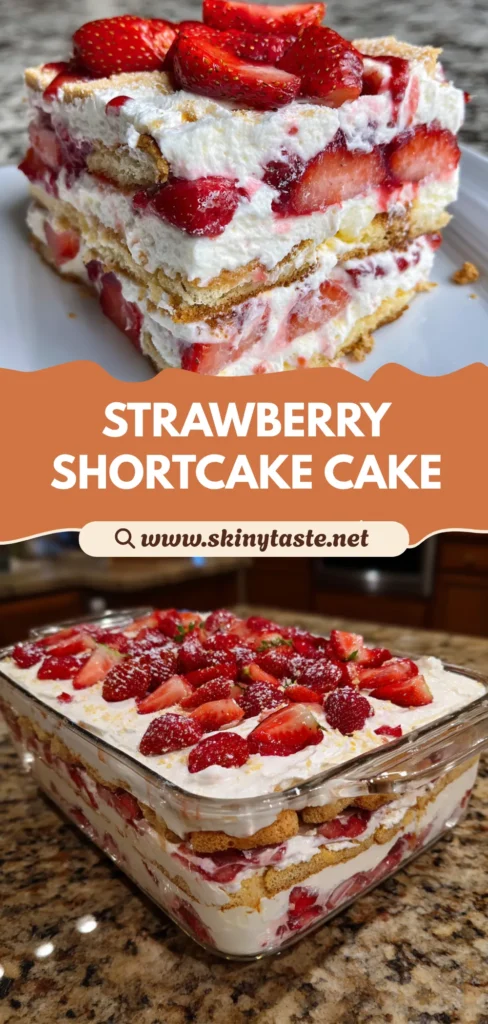 Easy Strawberry Shortcake Icebox Cake Recipe for Summer Delight 10 Strawberry Shortcake Icebox Cake