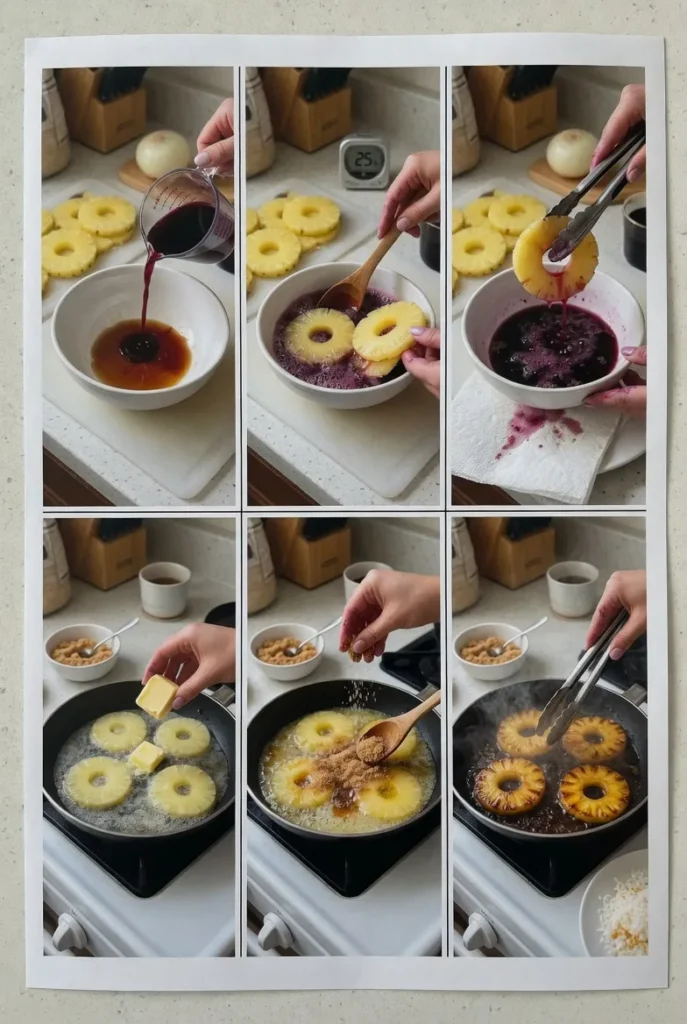 Vanilla-Infused Fried Pineapple