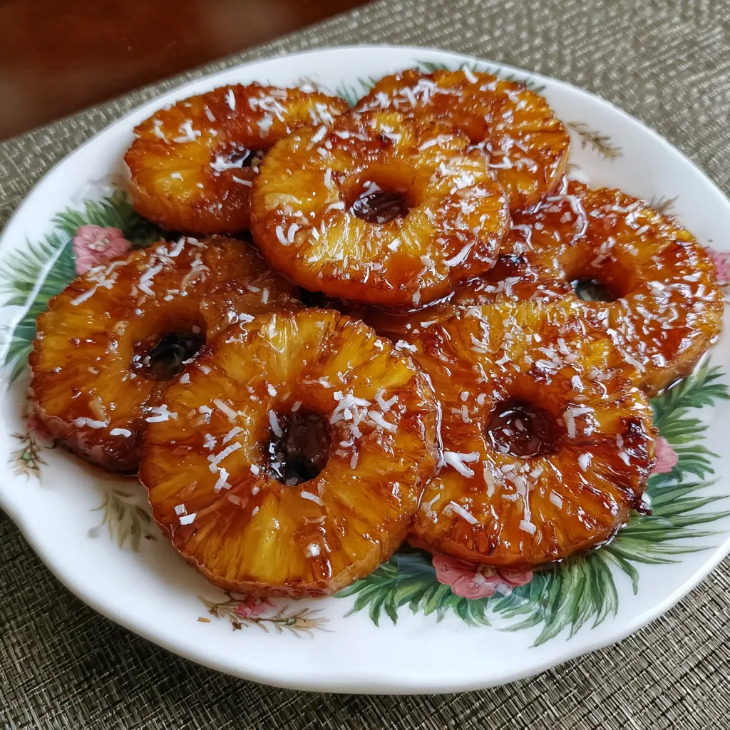 Vanilla-Infused Fried Pineapple