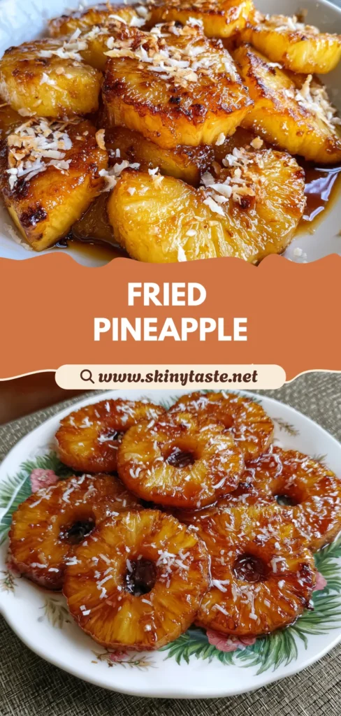 Vanilla-Infused Fried Pineapple