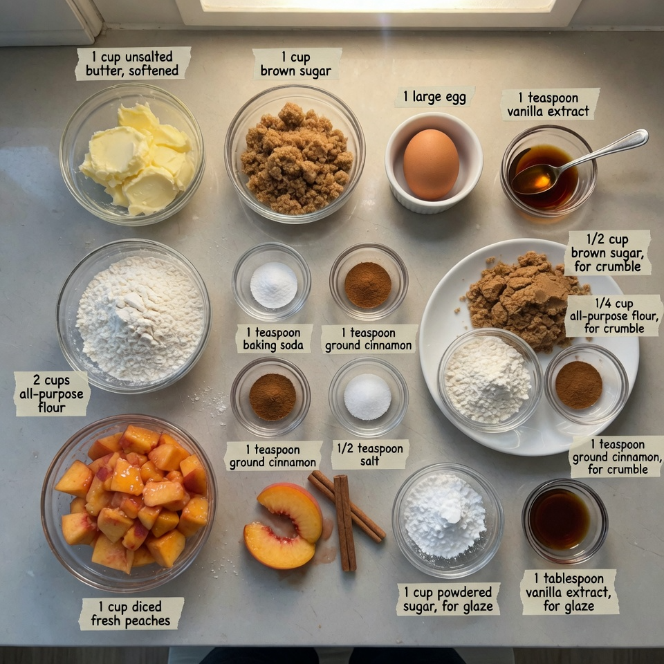 peach cobbler cookies