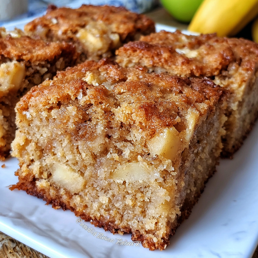 Brown Sugar Apple Vanilla Snack Cake