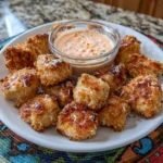 Air Fryer Salmon Bites with Bang Bang Sauce