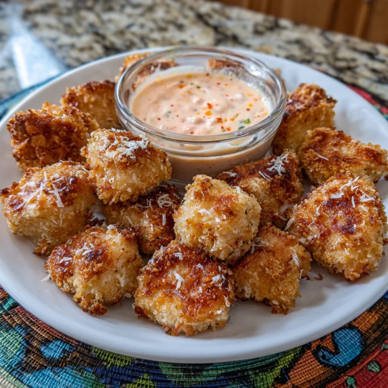 Air Fryer Salmon Bites with Bang Bang Sauce