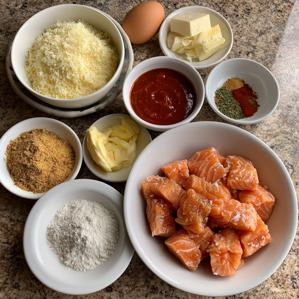 Air Fryer Salmon Bites with Bang Bang Sauce offer quick, crispy dinner 7 Air Fryer Salmon Bites with Bang Bang Sauce