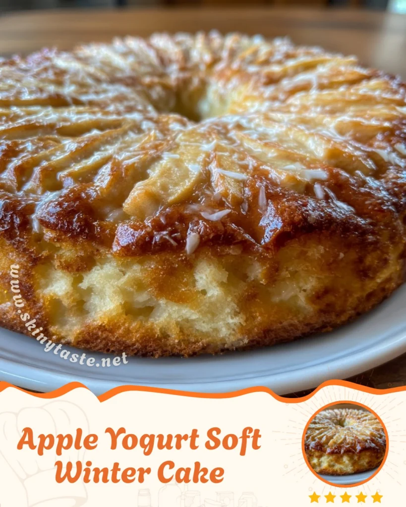 Apple Yogurt Soft Winter Cake