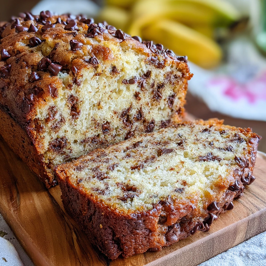 Banana Chocolate Chip Morning Cake 6 Banana Chocolate Chip Morning Cake