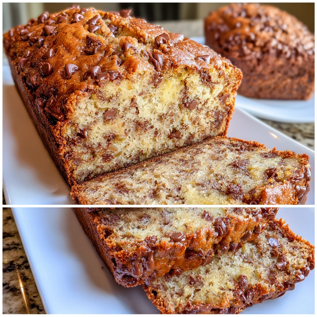 Banana Chocolate Chip Morning Cake 7 Banana Chocolate Chip Morning Cake