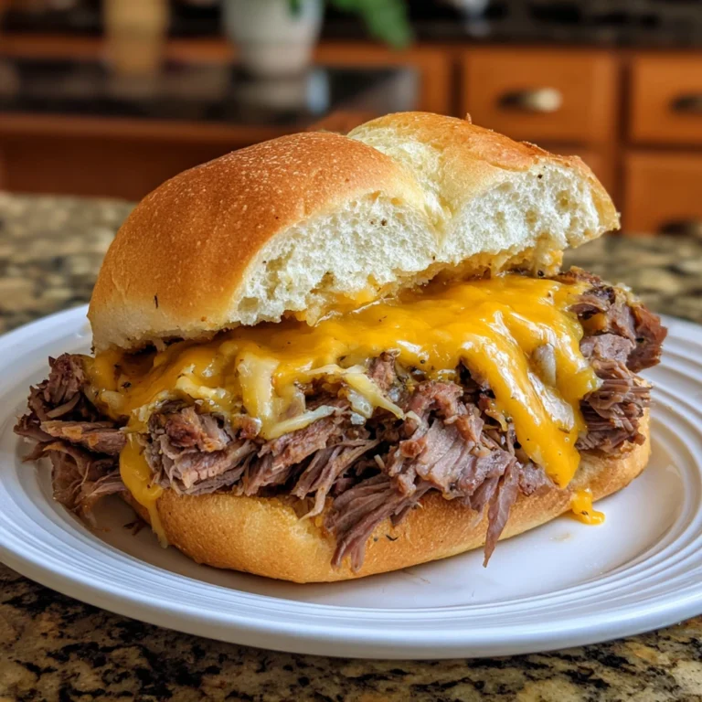 Beef and Cheddar Sandwich