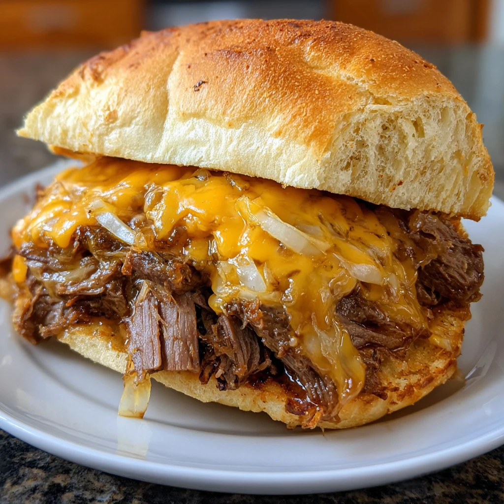 Beef and Cheddar Sandwich