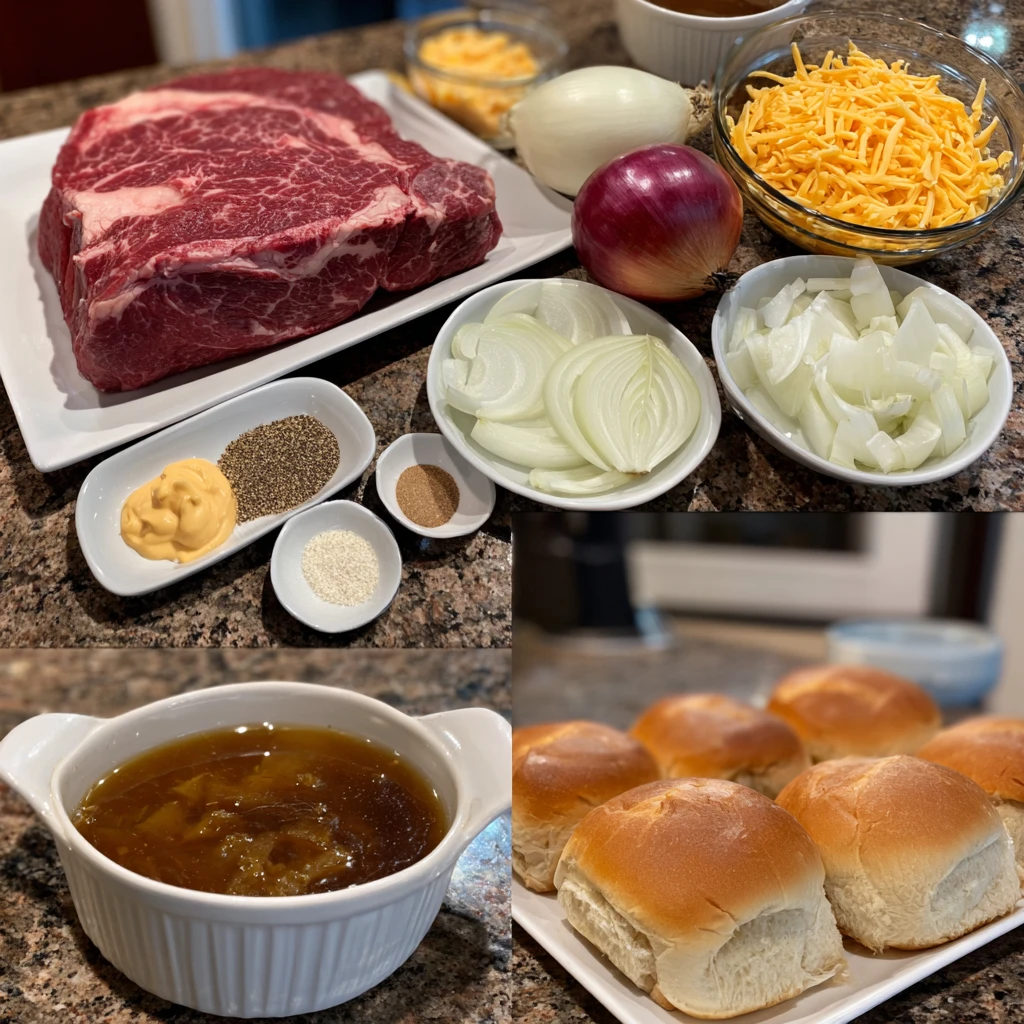Beef and Cheddar Sandwich