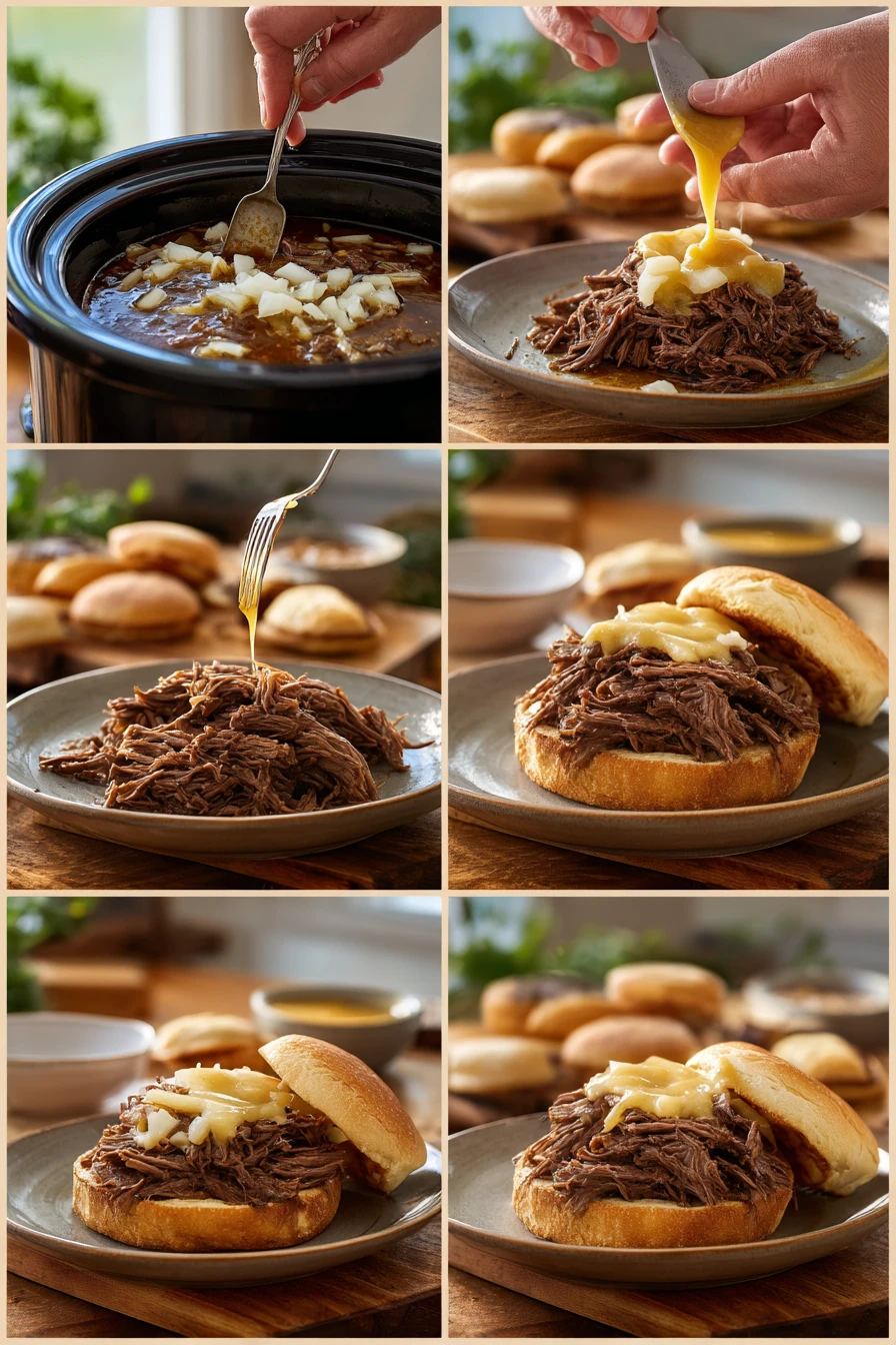 Beef and Cheddar Sandwich
