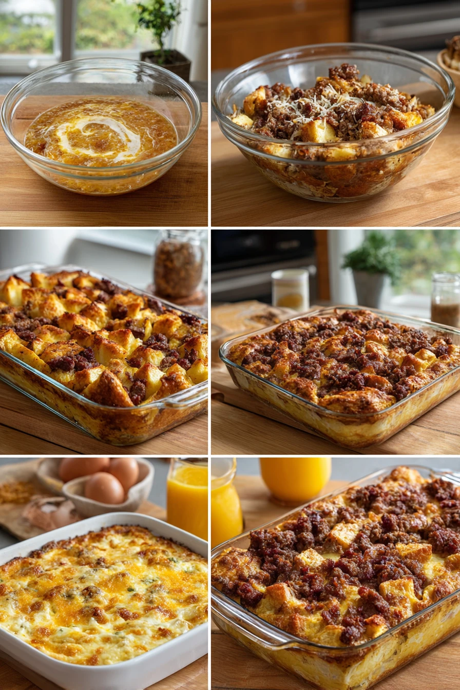 Breakfast Casserole with Smoked Beef