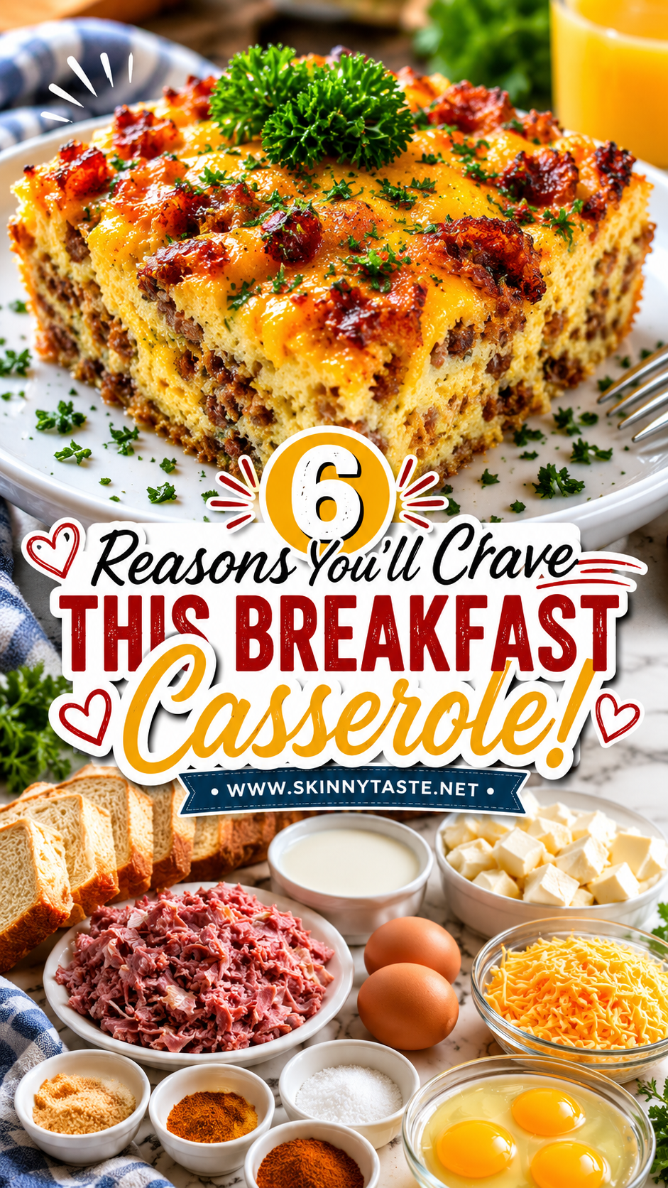Breakfast Casserole with Smoked Beef