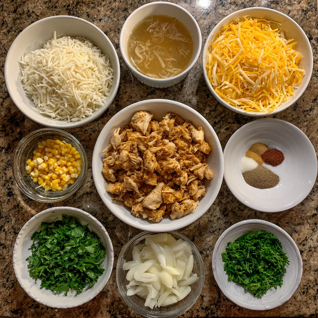 Cheesy Chicken and Rice Casserole