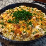 Cheesy Chicken and Rice Casserole