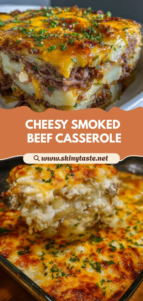 Cheesy Smoked Beef Potato Casserole – Easy Comfort Dinner Recipe 10 Cheesy Smoked Beef Potato Casserole