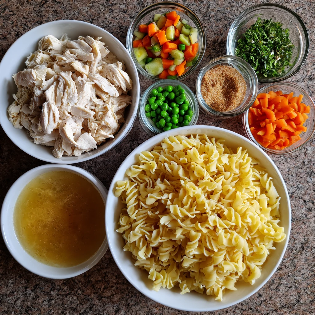 Chicken Pot Pie Pasta Crock Pot