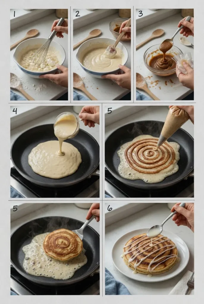 Fluffy Cinnamon Roll Pancakes Recipe – Easy Breakfast Delight 8 Cinnamon Roll Pancakes
