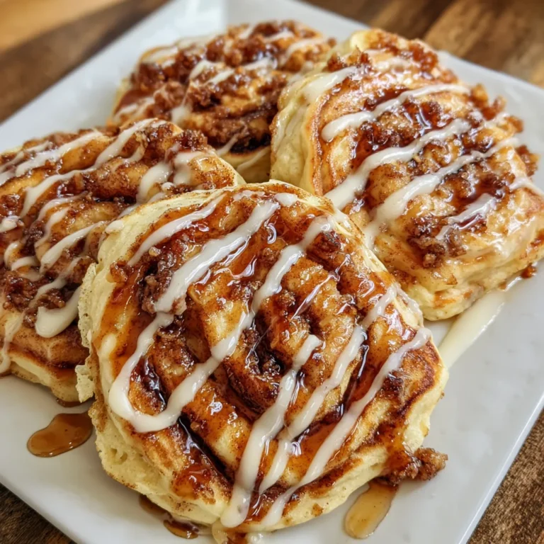 Cinnamon Roll Pancakes