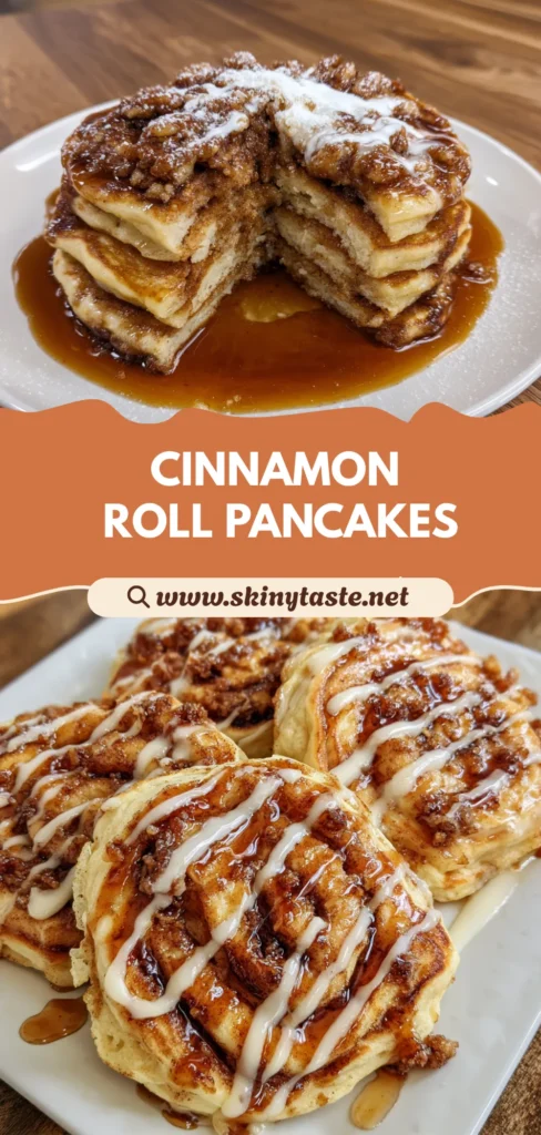 Fluffy Cinnamon Roll Pancakes Recipe – Easy Breakfast Delight 10 Cinnamon Roll Pancakes