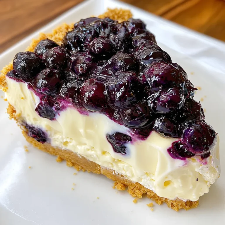 Creamy Lemon Blueberry Pie