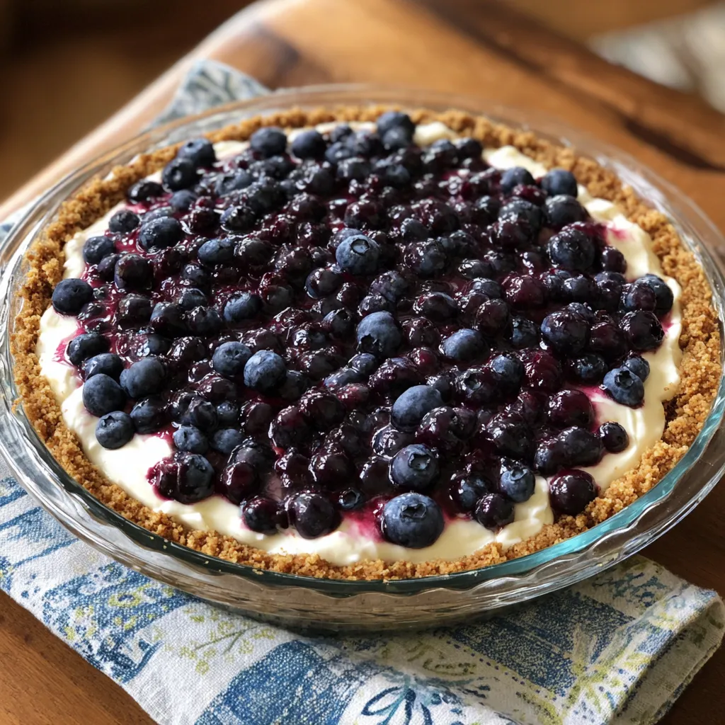 Creamy Lemon Blueberry Pie Recipe: Easy No-Bake Dessert for Summer 9 Creamy Lemon Blueberry Pie