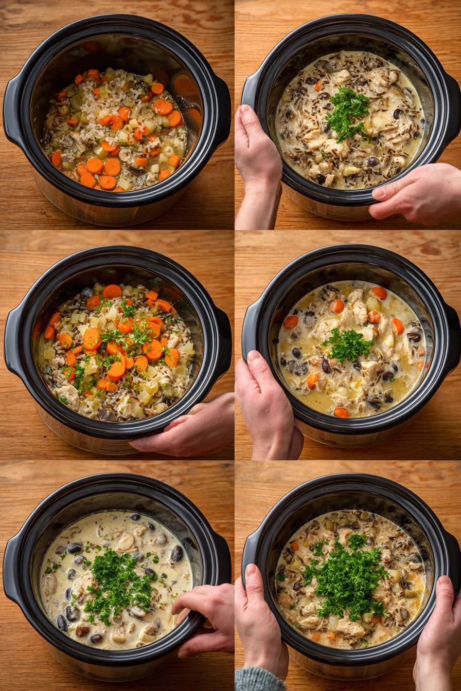 Creamy Wild Rice Soup Comforting Slow Cooker Recipe for Busy Weeknights 8 Creamy Wild Rice Soup
