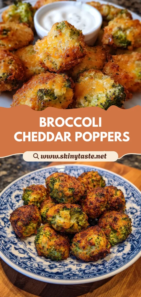 Crispy Air Fryer Broccoli Cheddar Poppers – Easy Party Snack 10 Crispy Air Fryer Broccoli Cheddar Poppers