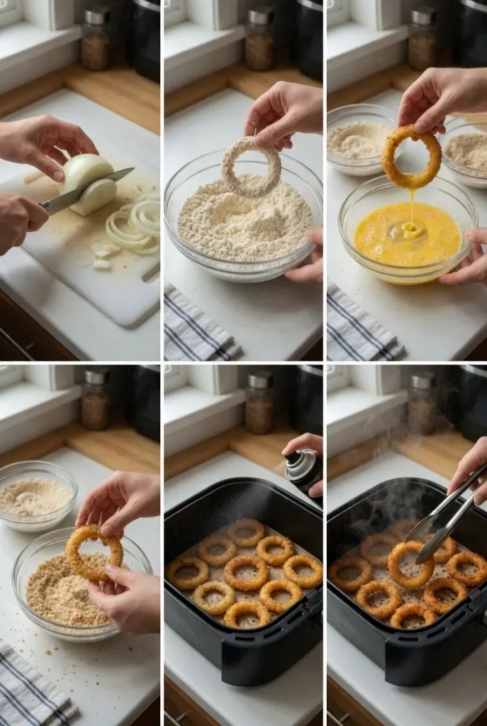 Crispy Air Fryer Onion Rings