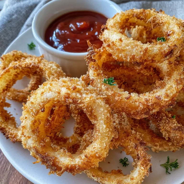 Crispy Air Fryer Onion Rings