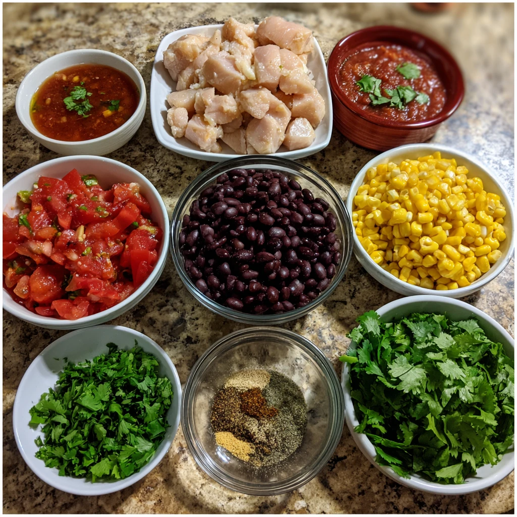 Crock Pot Fiesta Chicken