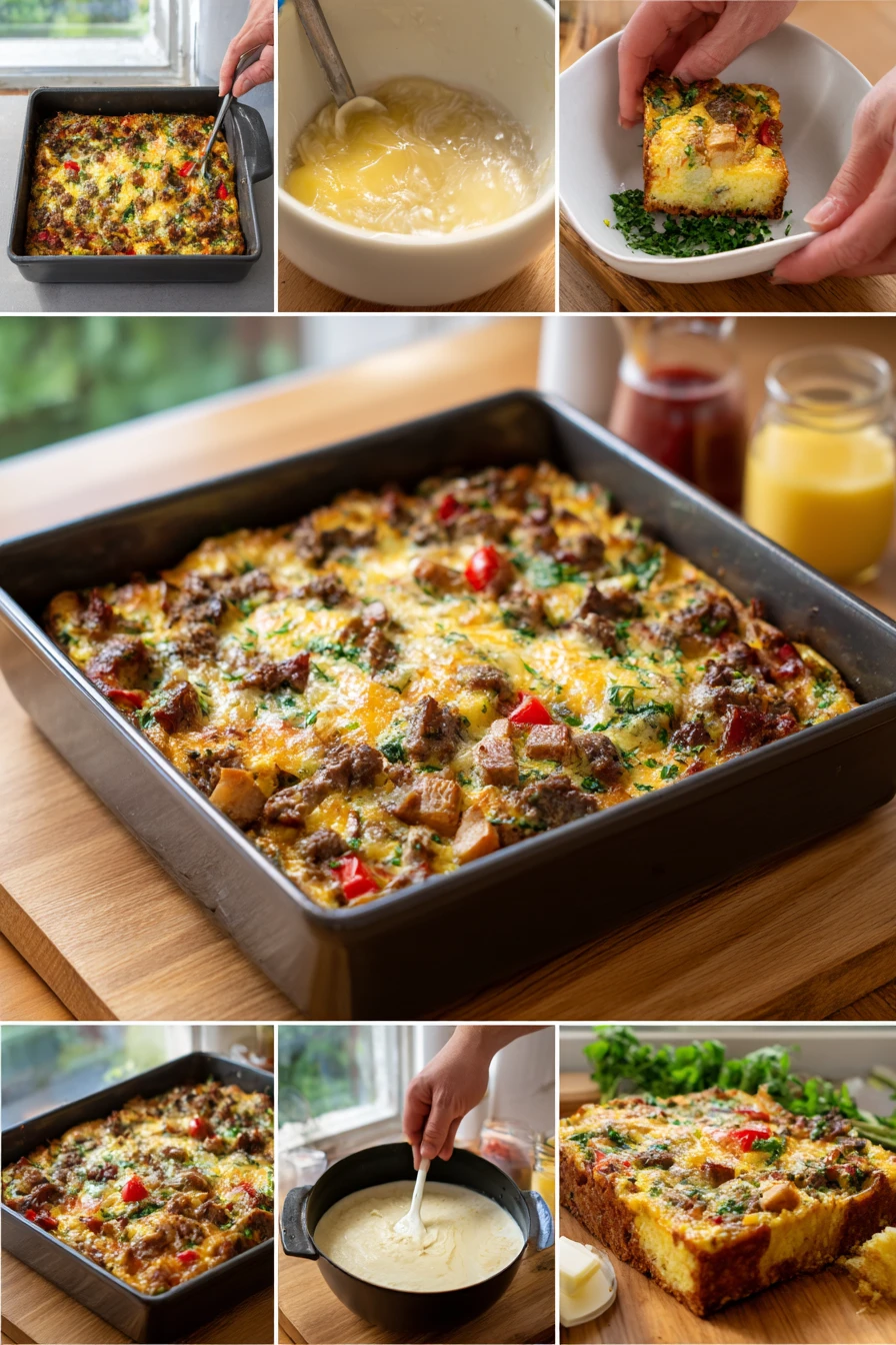Easy Breakfast Casserole with Smoked Beef offers a hearty, protein‑packed 8 Easy Breakfast Casserole with Smoked Beef