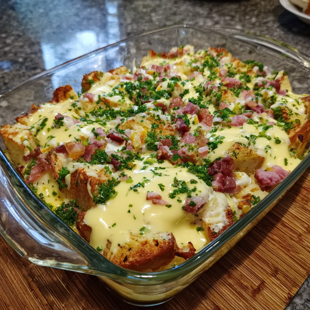 Easy Eggs Benedict Casserole Recipe for Brunch – 8 Servings 9 Eggs Benedict Casserole