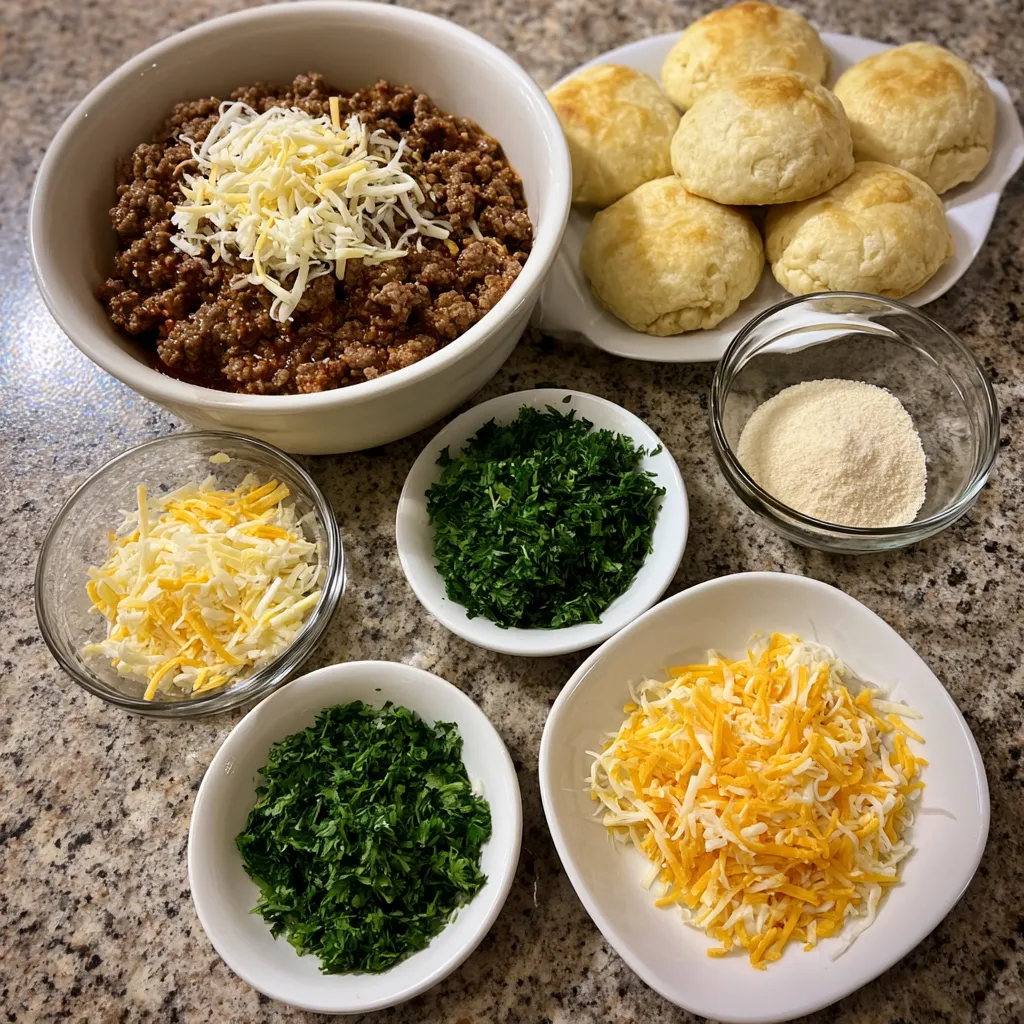 Garlic Parmesan Cheeseburger Bombs: Easy Party Appetizer Recipe 7 Garlic Parmesan Cheeseburger Bombs
