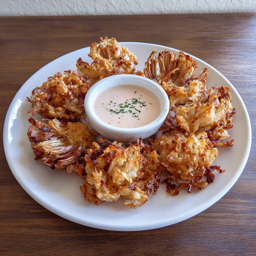 Crispy Healthy Mini Air Fryer Blooming Onions – Easy 4‑Serving Snack 9 Healthy Mini Air Fryer Blooming Onions