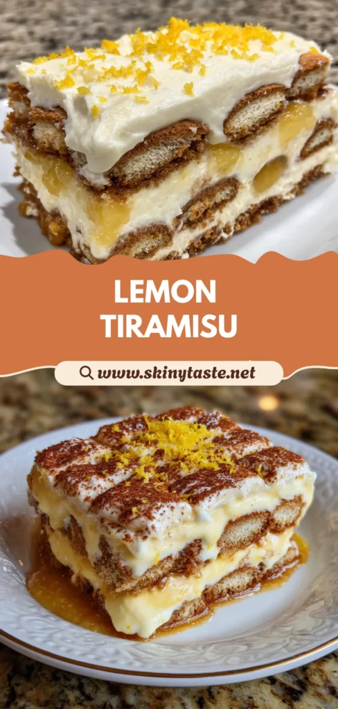 Lemon Tiramisu