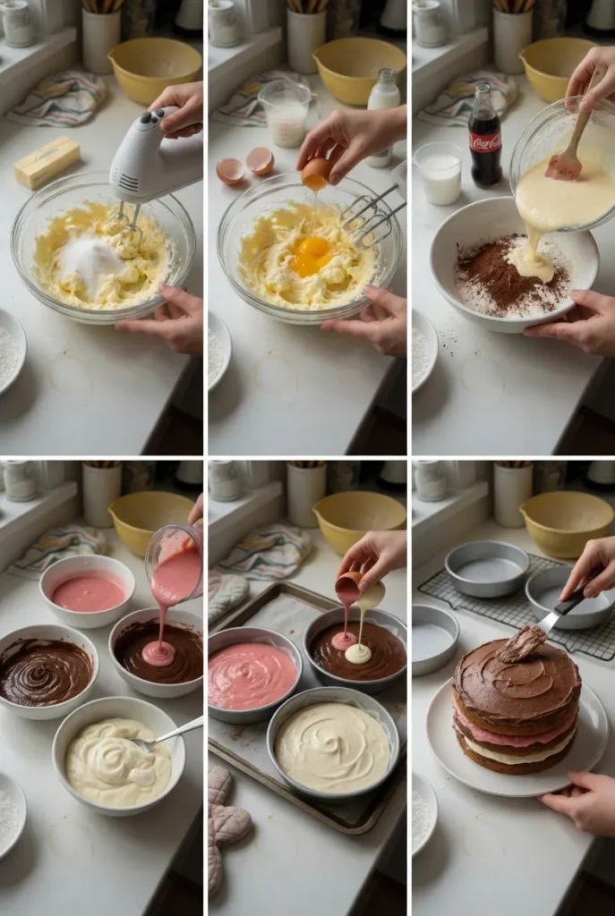 Neapolitan Cake Recipe: Easy 3‑Layer Chocolate, Strawberry & Vanil 8 Neapolitan Cake