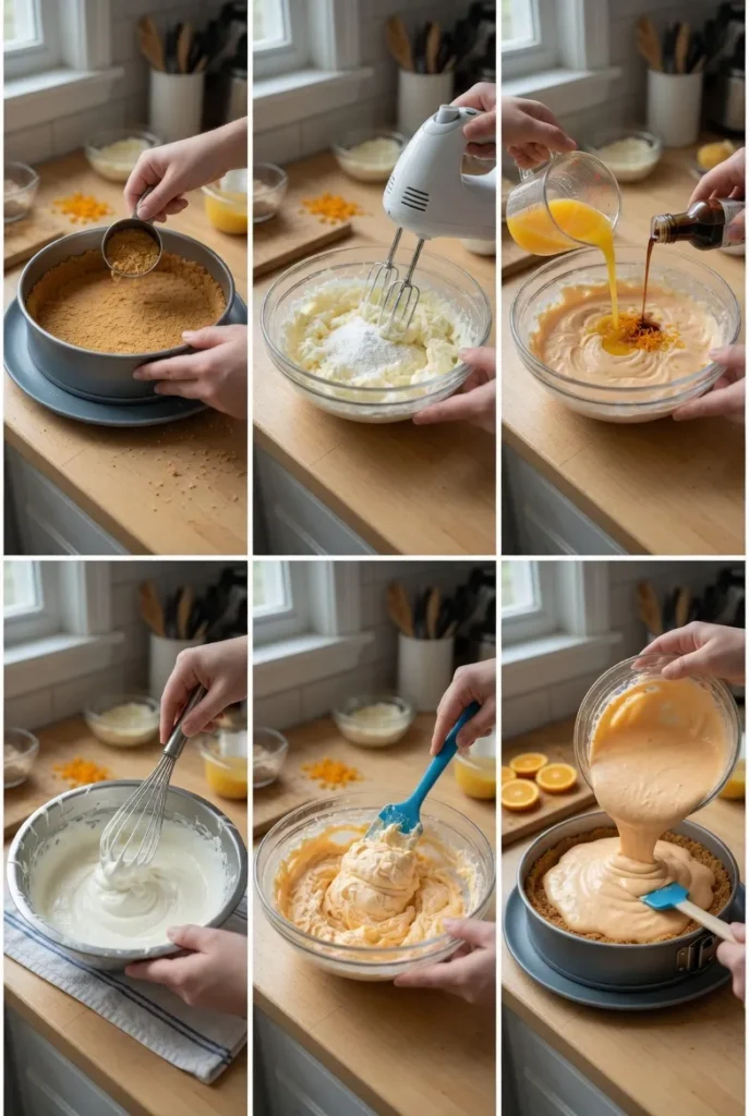 No-Bake Orange Creamsicle Cheesecake Recipe – Easy Summer Dessert Deli 8 No-Bake Orange Creamsicle Cheesecake