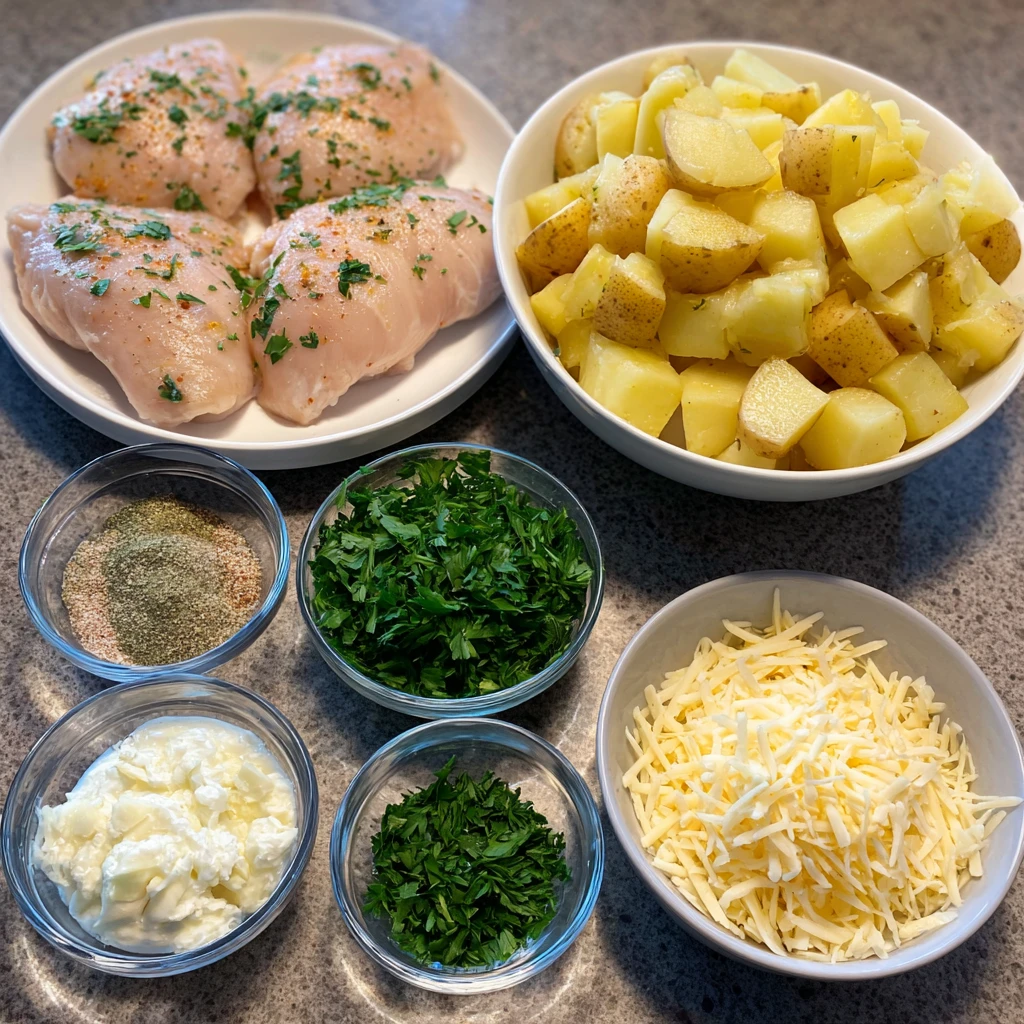 Slow Cooker Cheesy Ranch Chicken & Potatoes Delivers Easy, Tasty Dinner 7 Slow Cooker Cheesy Ranch Chicken
