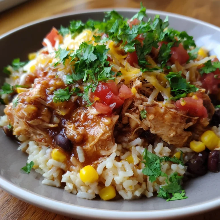 Slow Cooker Taco Chicken and Rice
