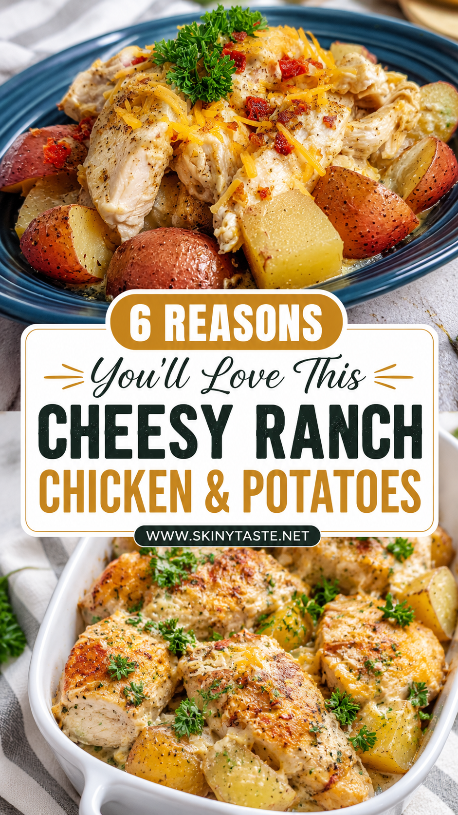 Slow Cooker Cheesy Ranch Chicken & Potatoes Delivers Easy, Tasty Dinner 10 Slow Cooker Cheesy Ranch Chicken
