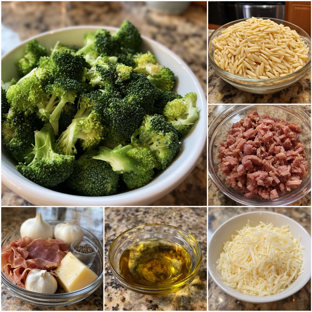 Smoked Beef and Broccoli Orzo